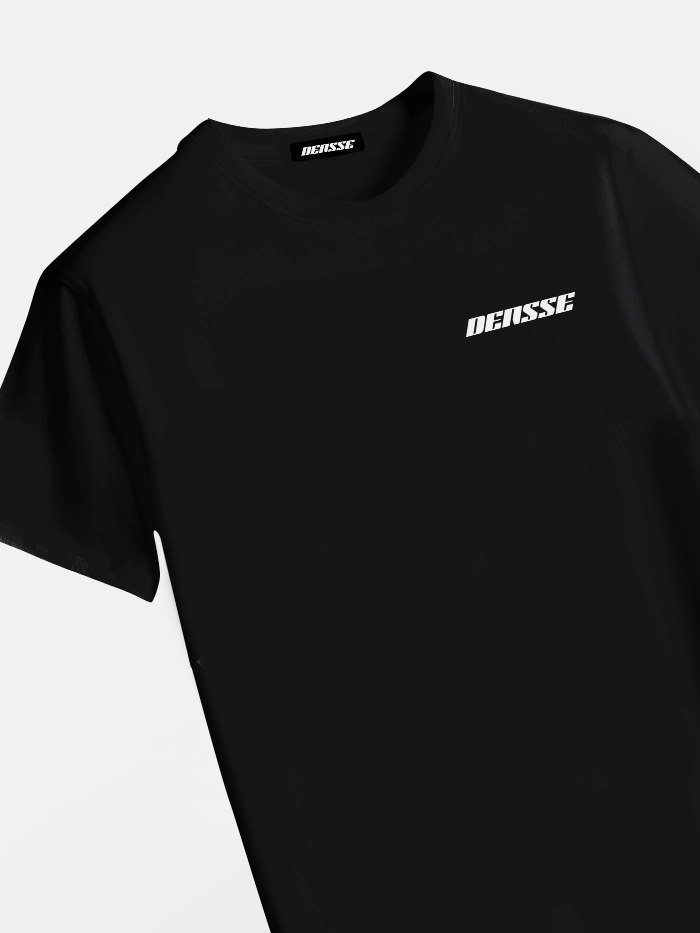 Densse Men's Cotton Regular Fit Solid T-Shirt Crew Neck, Short Sleeves